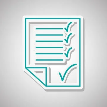 Document icon design, vector illustration Illustrazione stock