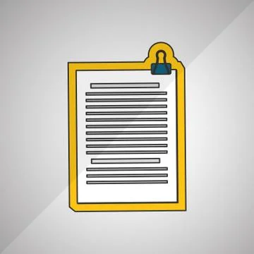 Document icon design, vector illustration 스톡 일러스트