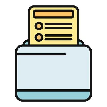 Document icon with a to do list for planning tasks Stock Illustration