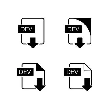 Document icon. File sign. Programming code. Vector on isolated white backgrou Illustration