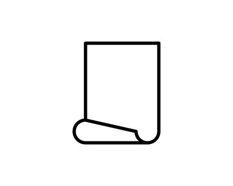 Document icon. File, text document, a sheet of paper document. symbol for mod Stock Illustration