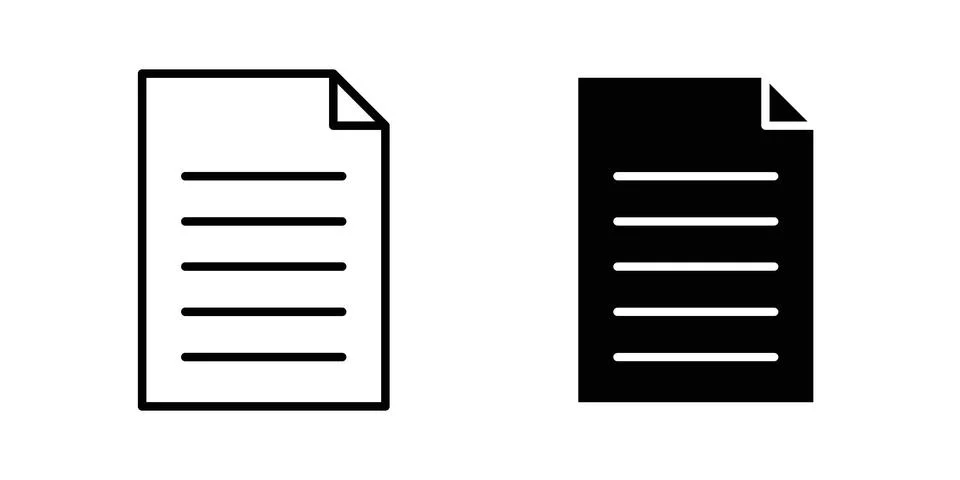 Document icon graphic design. web icons vectors Stock Illustration
