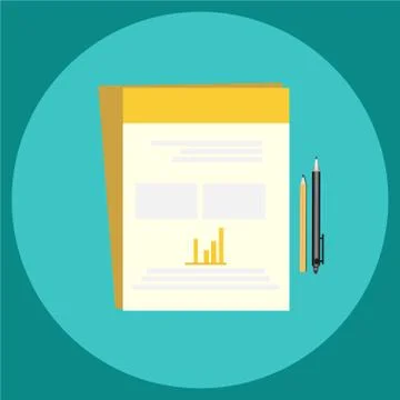 Document icon Stock Illustration