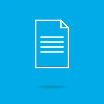 Document icon 스톡 일러스트