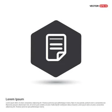 Document Icon Stock Illustration
