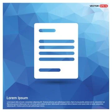 Document Icon Stock Illustration