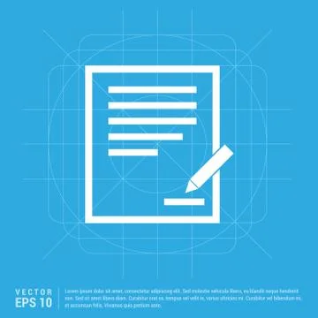 Document Icon Stock Illustration