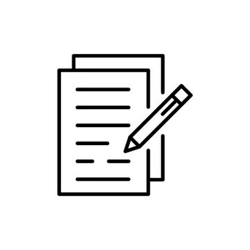 Document icon Stock Illustration