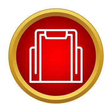 Document icon with paper and clipboard symbol Stock Illustration