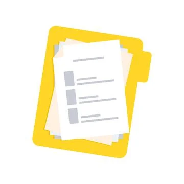 Document icon. paper icon symbol Stock Illustration