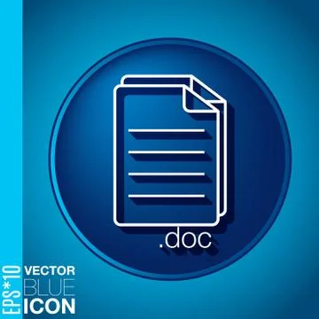 Document icon paper sheet Stock Illustration