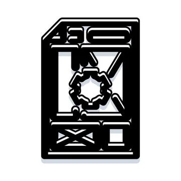 Document icon with settings gear reflecting technical writing イラスト素材