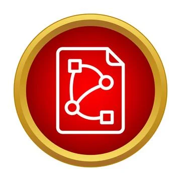 Document icon showing project development scheme planning 스톡 일러스트