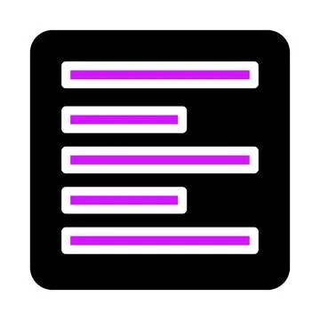 Document Icon.  Text Document, File, Information, Data, Report Stock Illustration
