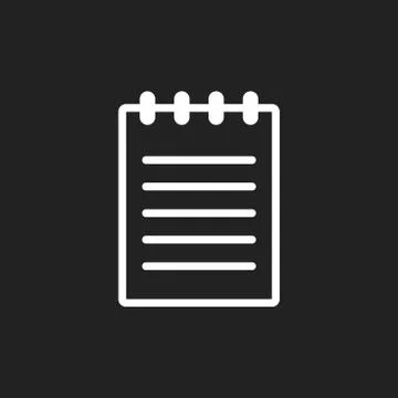 Document icon vector flat illustration. Isolated documents symbol. Paper page Illustrazione stock