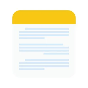 Document icon. Vector illustration. Stock Illustration