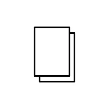 Document icon vector. Paper icon. File Icon Stock Illustration