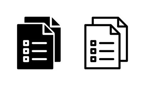 Document icon vector. Paper icon. File Icon Stock Illustration