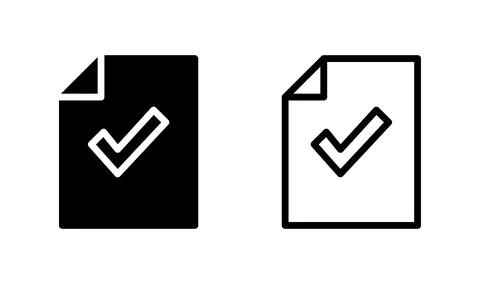 Document icon vector. Paper icon. File Icon Stockillustratie