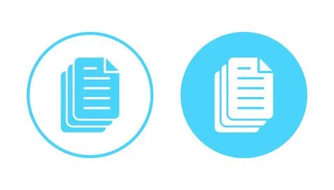 Document icon vector. Paper sign and symbol. File Icon Stockillustratie