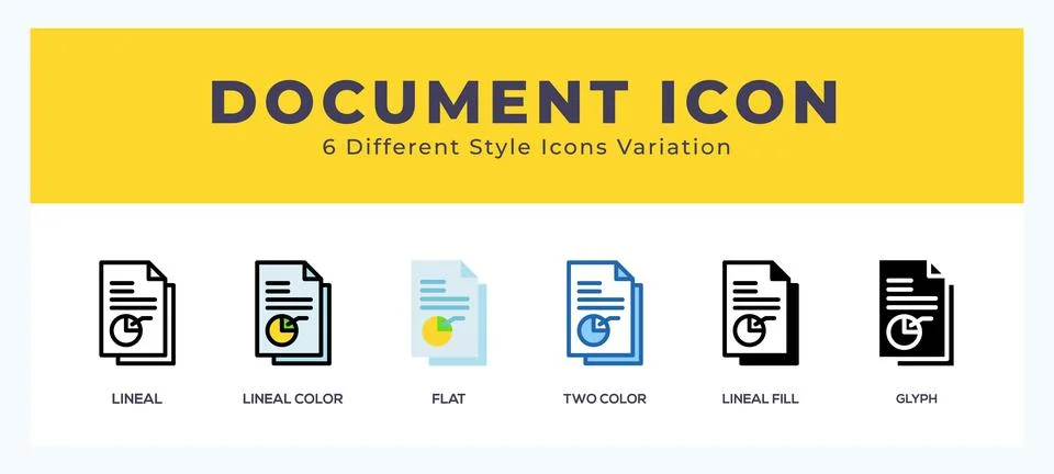 Document icon vector for web. and mobile app イラスト素材