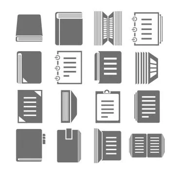 Document icons Stock Illustration