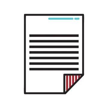 Document Stock Illustration