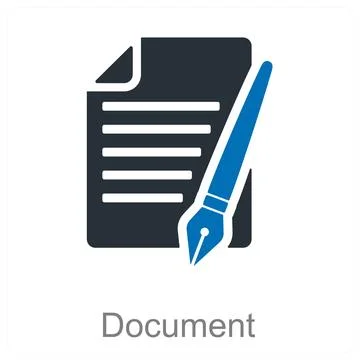 Document Stock Illustration