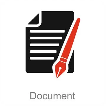 Document Stock Illustration