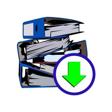 Document illustration Stock Illustration