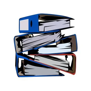 Document illustration Stock Illustration