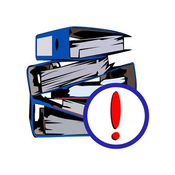 Document illustration Stock Illustration