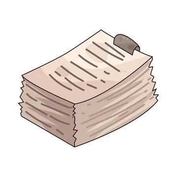 Document illustration Stock-Illustration