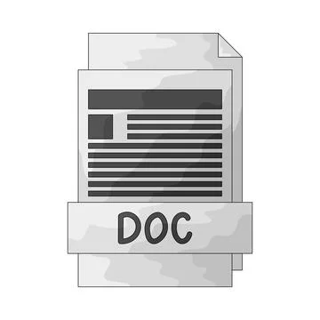 Document illustration Illustrazione stock