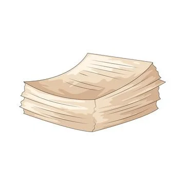 Document illustration Illustrazione stock