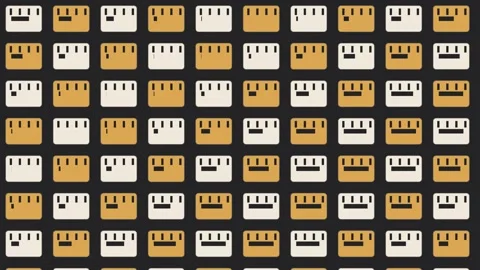 Document Index Grid Seamless Information Pattern Loop Stock Footage 347936824