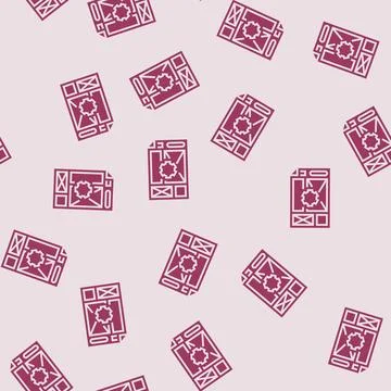 Document layout technical writer glyph seamless pattern イラスト素材