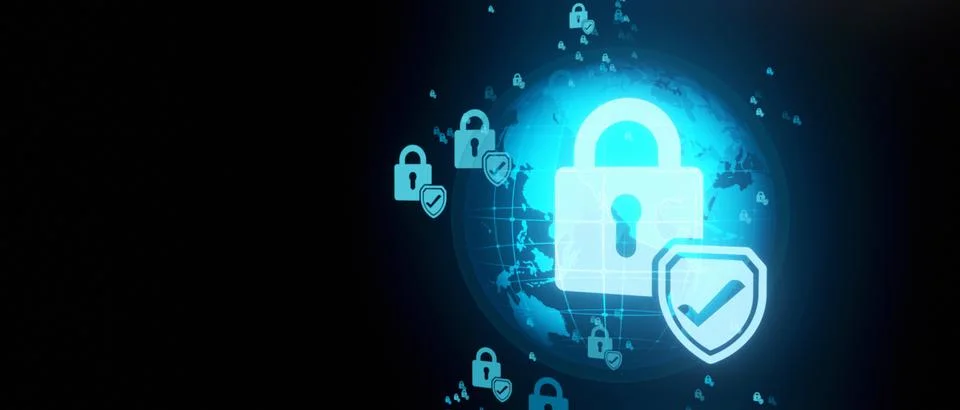 Document Management Data System Business Internet Concept Banner Background 스톡 일러스트