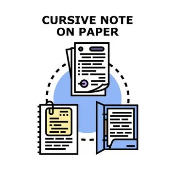 Document management process concept with various papers Illustrazione stock