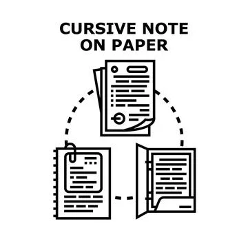 Document management process concept with various papers Stock Illustration