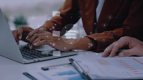 Document Management System (DMS), online documentation database and process.. Stock Footage 272506817