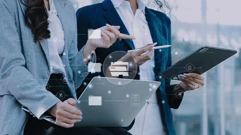 Document Management System (DMS), online documentation database and process.. Stock Footage 272790692