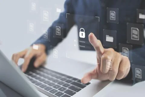 Document Management System (DMS) Online Document Database and automated proce Stock Photos