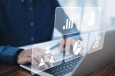 Document Management System or DMS. Consultant information technology, Docum.. Stock Photos