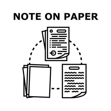 Document management system organizing paper information icon Ilustración de archivo