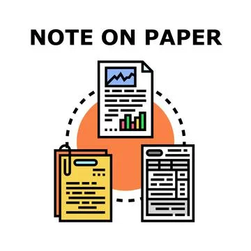 Document management system showing business data flow Stock Illustration