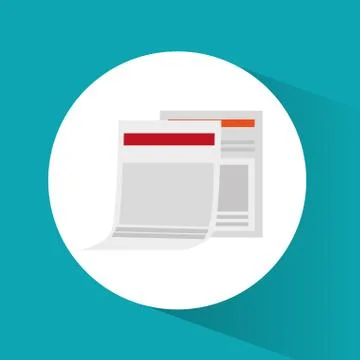 Document of office and work design Illustrazione stock