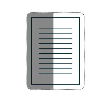 Document page icon Illustrazione stock