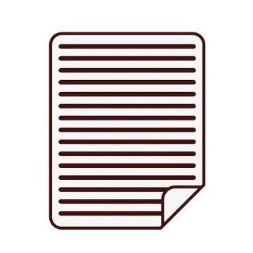 Document page icon Stockillustratie