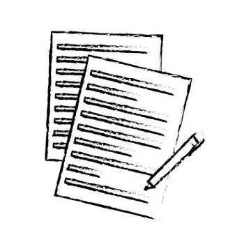 Document pages icon 스톡 일러스트